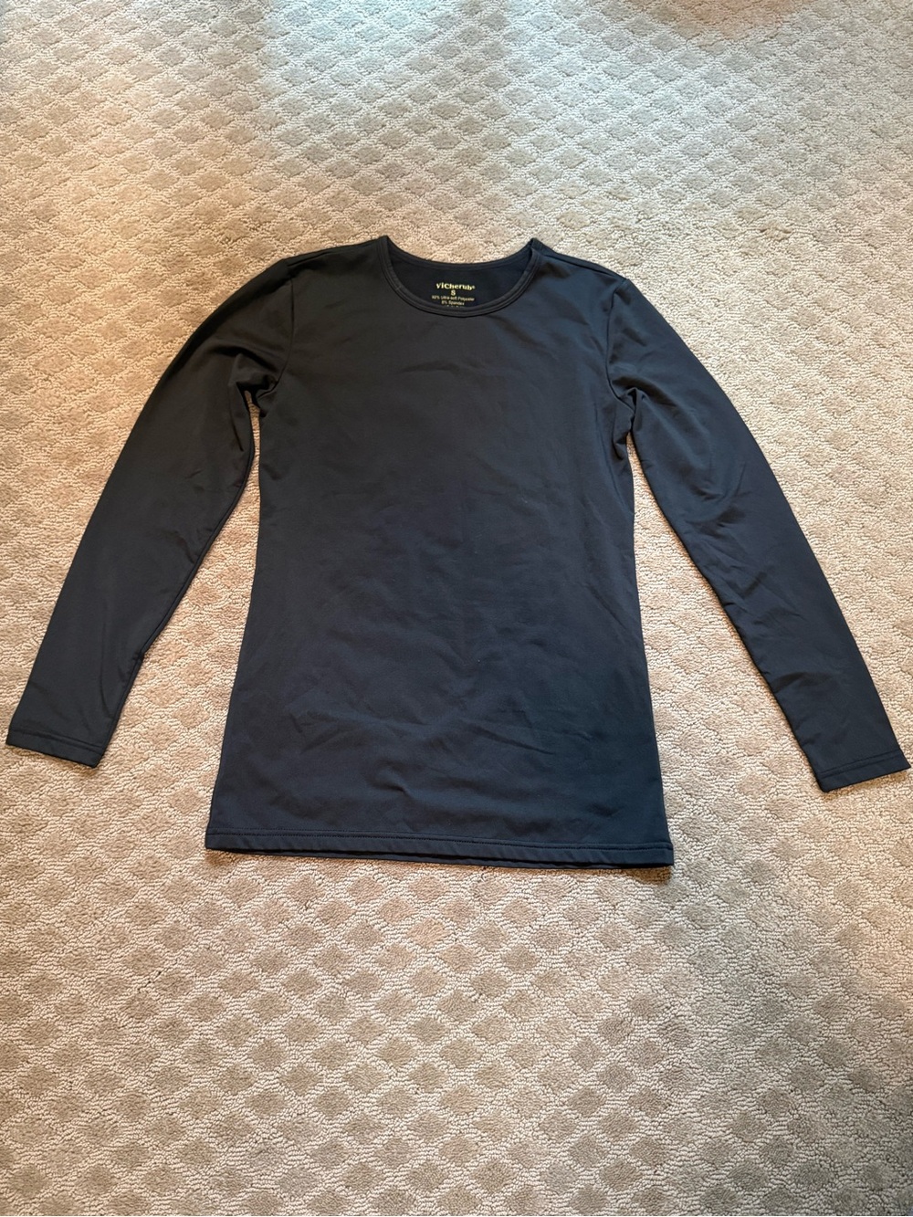 Women’s Long Sleeve Athletic Crewneck - Black